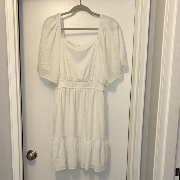 Maurices Dresses & Skirts - White Short Sleeve Mini Dress